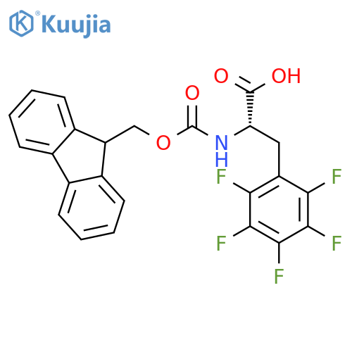 Fmoc-D-pentafluorophenylalanine structure