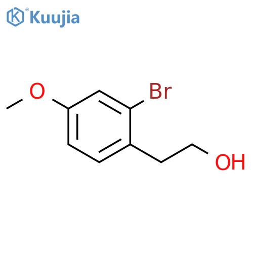 2-(2-bromo-4-methoxyphenyl)ethan-1-ol structure