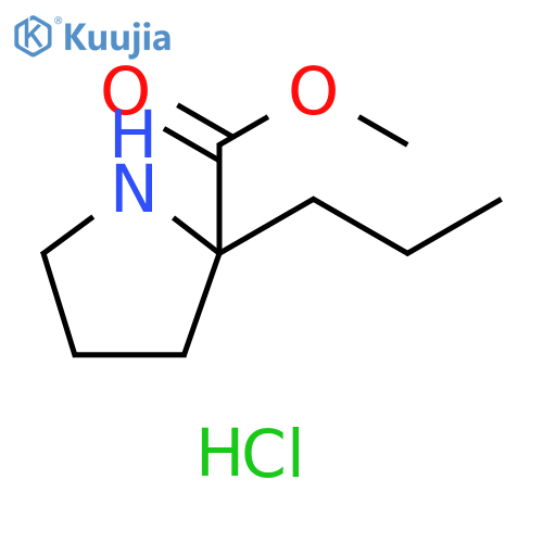 Methyl 2-propylprolinate hydrochloride structure