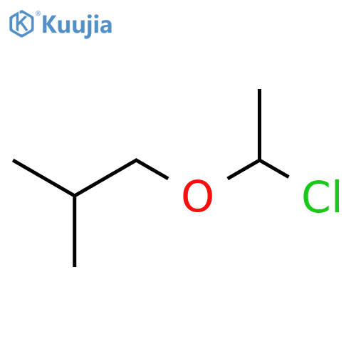 1-(1-chloroethoxy)-2-methylpropane structure