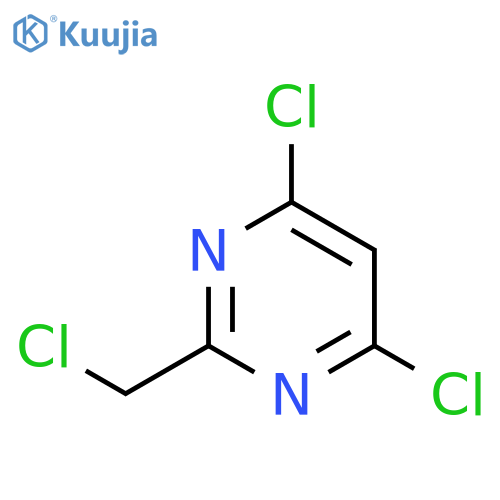 4,6-Dichloro-2-(chloromethyl)pyrimidine structure