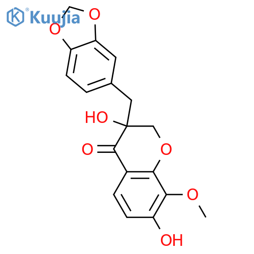 3,3',4',7,8-Pentahydroxyhomoisoflavanone; (R)-form, 3',4'-Methylene, 8-Me ether structure