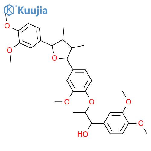 Tetra-O-demethylsaucerneol; (7S,7'S,7''R,8R,8'R,8''R)-form, 3,3',3'',4,4''-Penta-Me ether structure