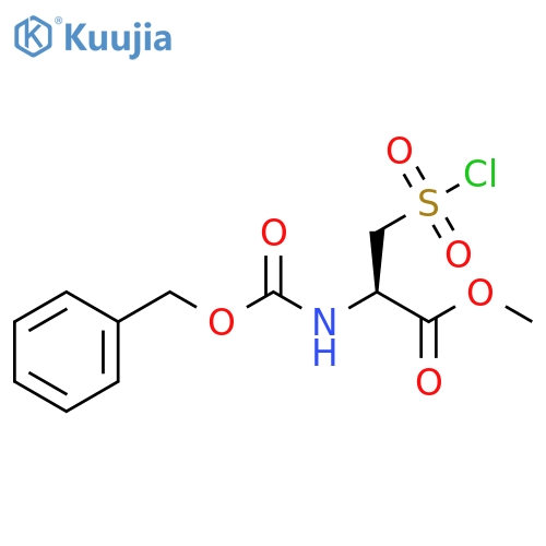 methyl (2R)-2-{(benzyloxy)carbonylamino}-3-sulfopropanoate structure