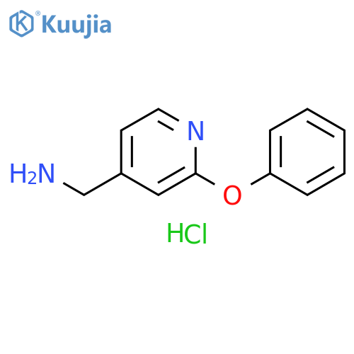 (2-phenoxypyridin-4-yl)methanamine dihydrochloride structure