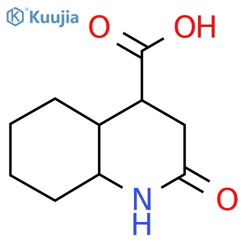 2-oxo-decahydroquinoline-4-carboxylic acid, Mixture of diastereomers structure