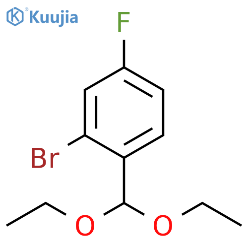 2-bromo-1-(diethoxymethyl)-4-fluorobenzene structure