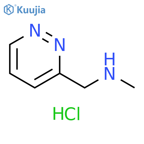methyl[(pyridazin-3-yl)methyl]amine dihydrochloride structure