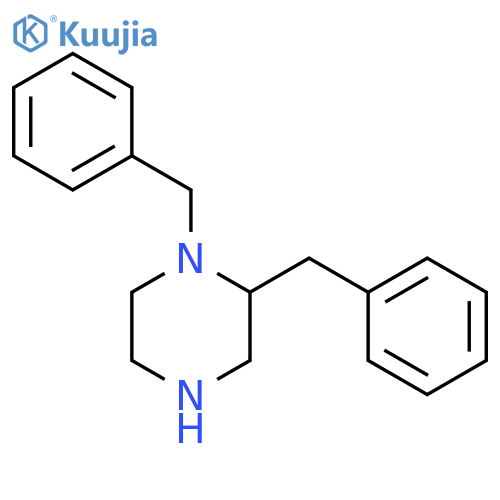 1,2-Dibenzylpiperazine structure