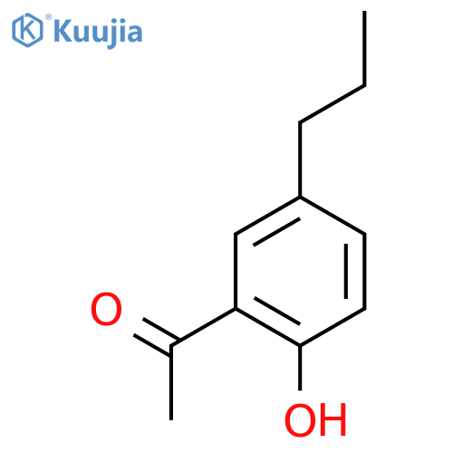 1-(2-Hydroxy-5-propylphenyl)ethanone structure