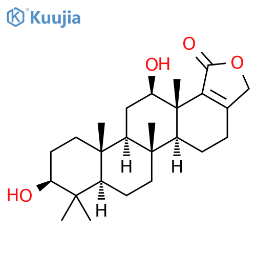 Chryseno[1,2-c]furan-1(3H)-one, 4,5,5a,5b,6,7,7a,8,9,10,11,11a,11b,12,13,13a-hexadecahydro-9,13-dihydroxy-5b,8,8,11a,13a-pentamethyl-, (5aS,5bR,7aR,9S,11aR,11bR,13R,13aS)- structure