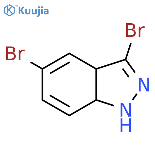3,5-Dibromo-3a,7a-dihydro-1H-indazole structure