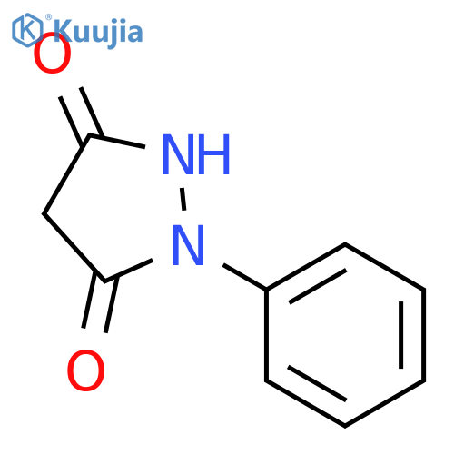 1-phenylpyrazolidine-3,5-dione structure