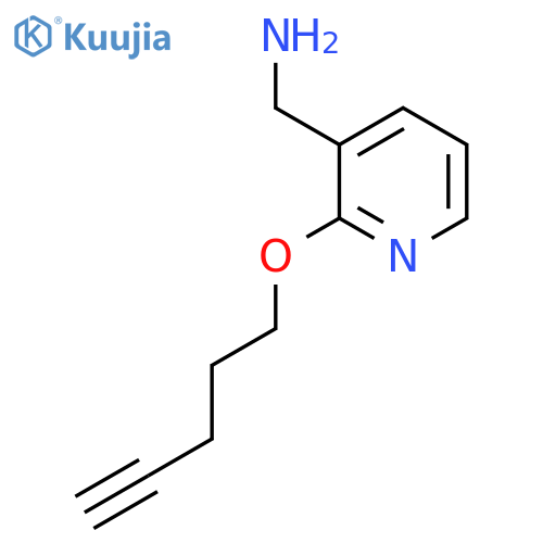 [2-(Pent-4-ynyloxy)pyridin-3-yl]methylamine structure