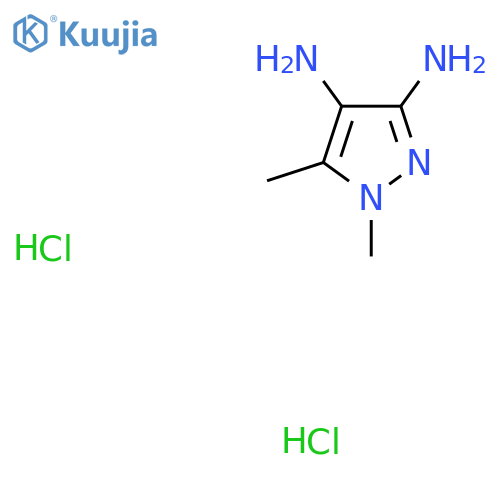 1,5-Dimethyl-1H-pyrazole-3,4-diamine dihydrochloride structure
