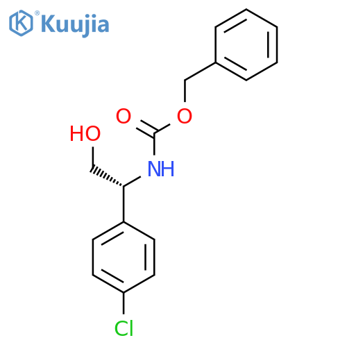 benzyl N-(1R)-1-(4-chlorophenyl)-2-hydroxyethylcarbamate structure
