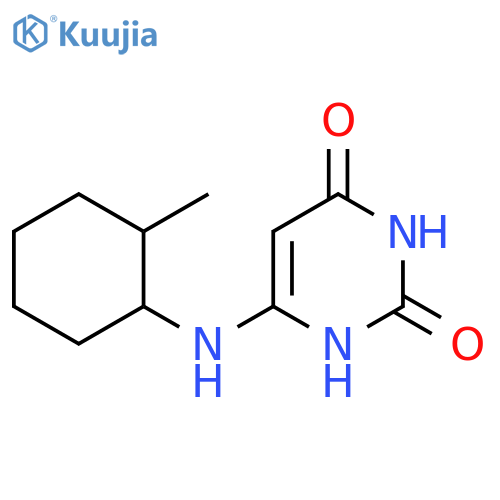 6-((2-methylcyclohexyl)amino)pyrimidine-2,4(1H,3H)-dione structure