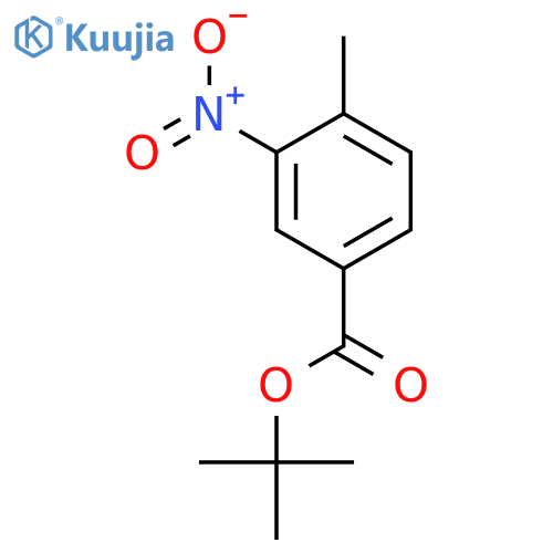 TERT-BUTYL 4-METHYL-3-NITROBENZOATE structure