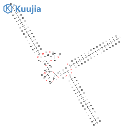 (2S)-1-O-palmitoyl-2-O-palmitoyl-3-O-[alpha-D-galactopyranosyl-(1''->6')-(3''-O-palmitoyl)-beta-D-galactopyranosyl]glycerol structure