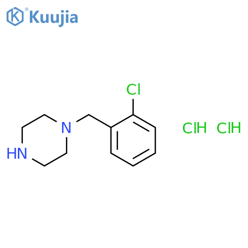 1-(2-chloro-benzyl)-piperazine dihydrochloride structure
