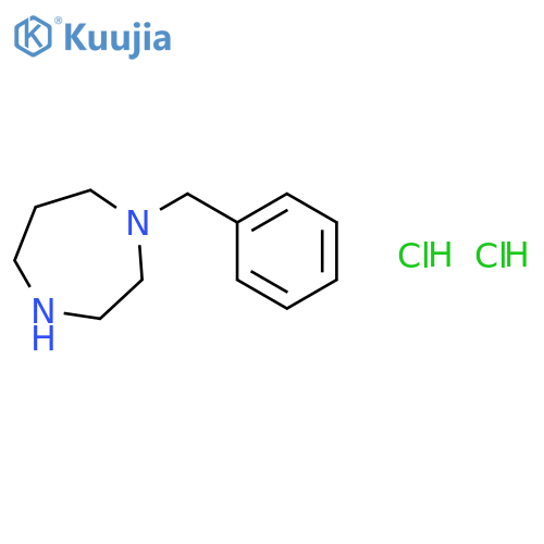 1-benzyl-1,4-diazepane dihydrochloride structure