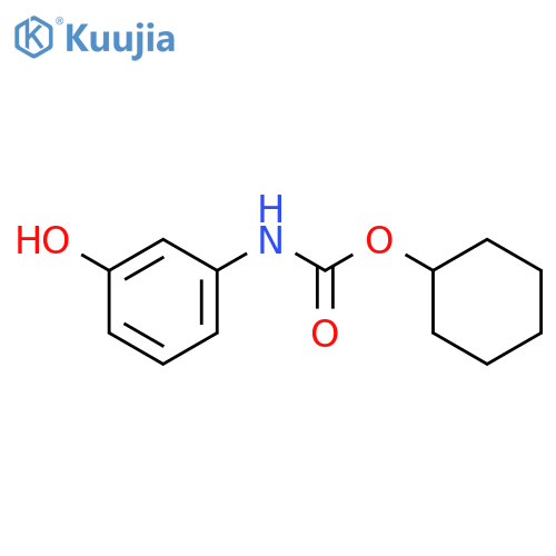 cyclohexyl (3-hydroxyphenyl)carbamate structure
