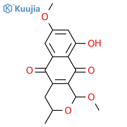 3,4-Dihydro-1,7,9-trihydroxy-3-methyl-1H-naphtho[2,3-c]pyran-5,10-dione; (1R,3S)-form, 1,7-Di-Me ether structure