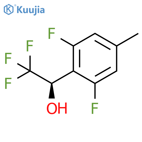 (1R)-1-(2,6-difluoro-4-methylphenyl)-2,2,2-trifluoroethan-1-ol structure