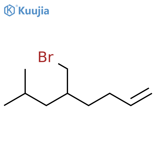 1-Octene, 5-(bromomethyl)-7-methyl- structure