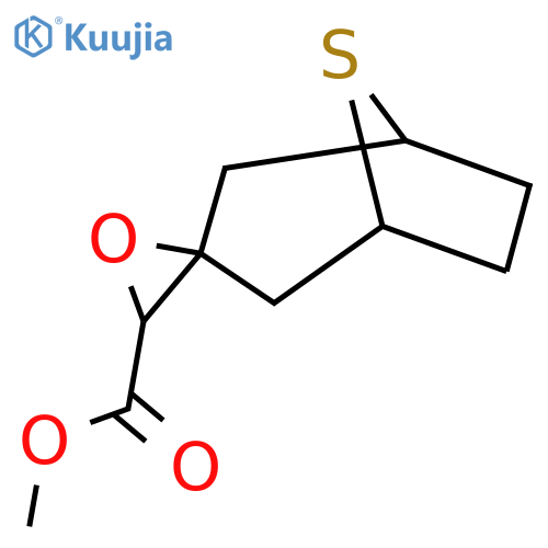 Methyl 8-thiaspiro[bicyclo[3.2.1]octane-3,2'-oxirane]-3'-carboxylate structure