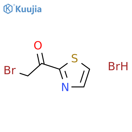 2-Bromo-1-(1,3-Thiazol-2-Yl)-1-Ethanone Hydrobromide structure