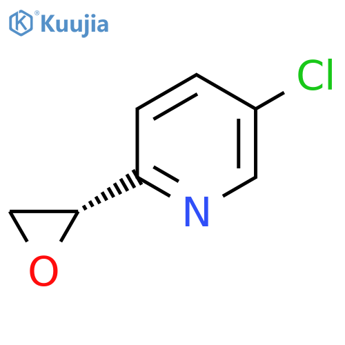 5-chloro-2-(2S)-oxiran-2-ylpyridine structure