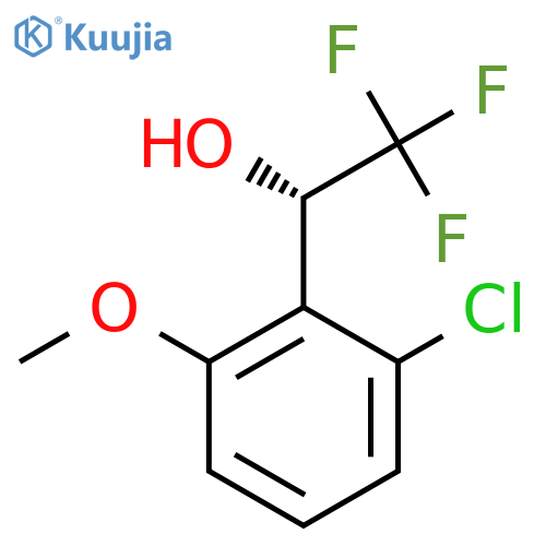 (1S)-1-(2-chloro-6-methoxyphenyl)-2,2,2-trifluoroethan-1-ol structure