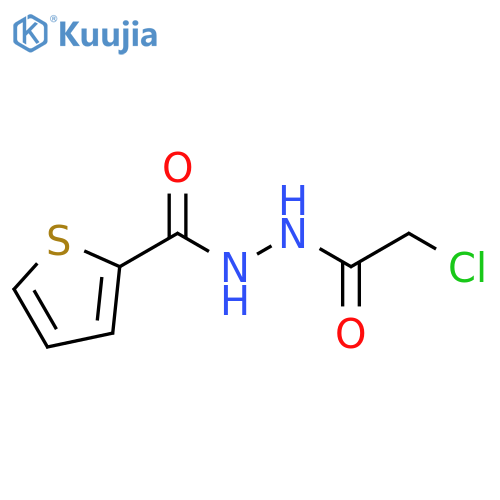N'-(2-CHLOROACETYL)THIOPHENE-2-CARBOHYDRAZIDE structure