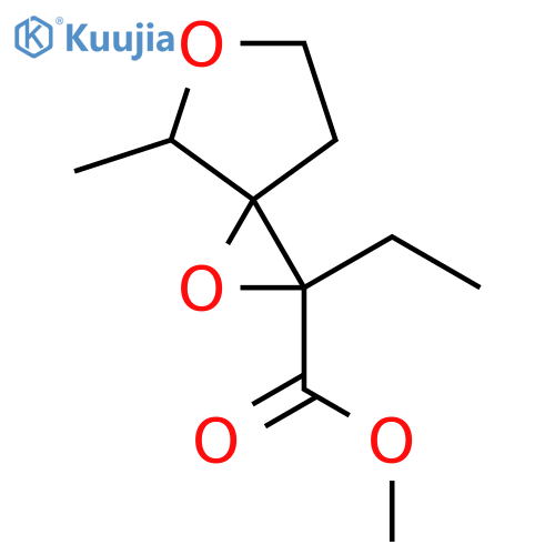 Methyl 2-ethyl-4-methyl-1,5-dioxaspiro[2.4]heptane-2-carboxylate structure