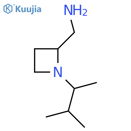 1-(3-methylbutan-2-yl)azetidin-2-ylmethanamine structure