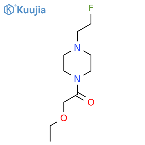 2-ethoxy-1-4-(2-fluoroethyl)piperazin-1-ylethan-1-one structure