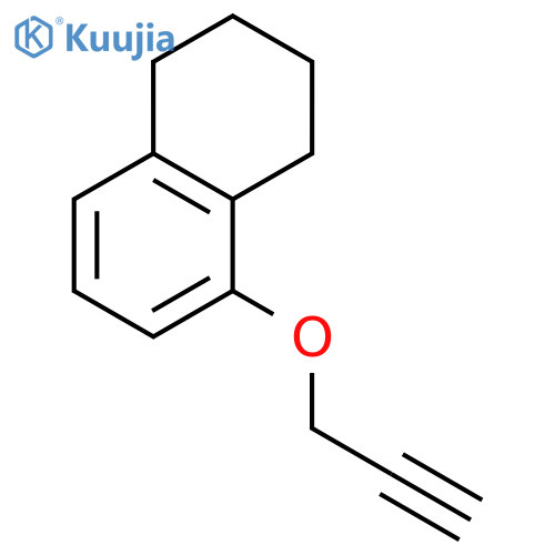 5-(prop-2-yn-1-yloxy)-1,2,3,4-tetrahydronaphthalene structure