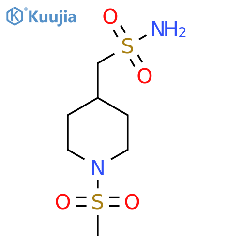 (1-methanesulfonylpiperidin-4-yl)methanesulfonamide structure