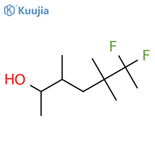 6,6-difluoro-3,5,5-trimethylheptan-2-ol structure