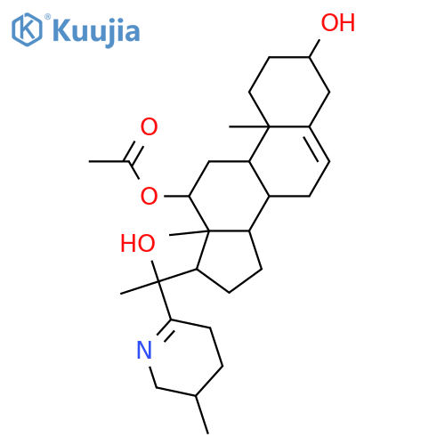 16,28-Secosolanida-5,22(28)-diene-3,12,20-triol; (3β,12β,20R,25R)-form, 12-Ac structure