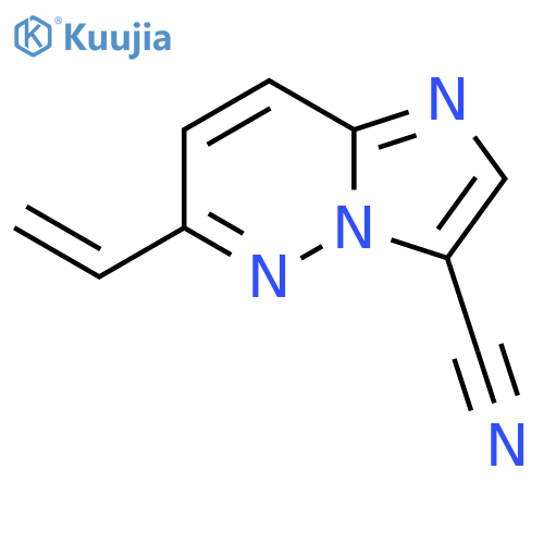 Imidazo[1,2-b]pyridazine-3-carbonitrile, 6-ethenyl- structure
