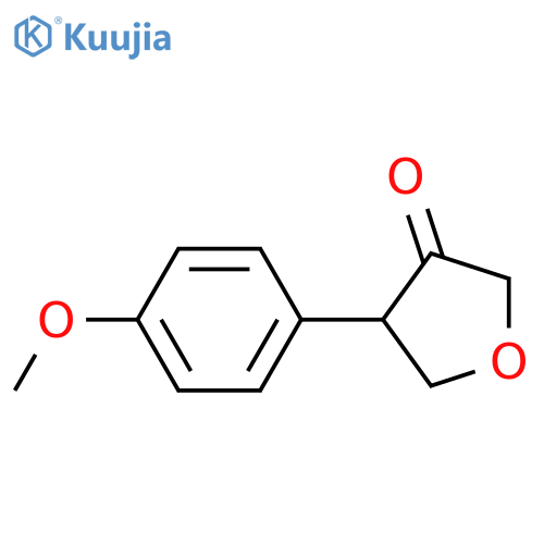 4-(4-methoxyphenyl)oxolan-3-one structure
