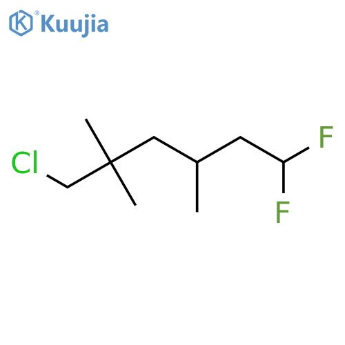 6-Chloro-1,1-difluoro-3,5,5-trimethylhexane structure