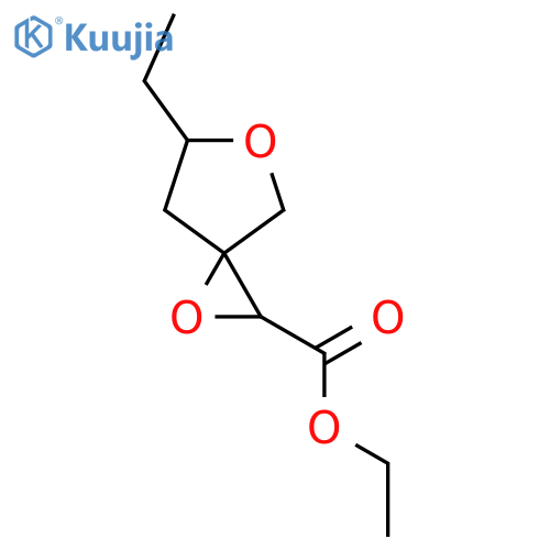 Ethyl 6-ethyl-1,5-dioxaspiro[2.4]heptane-2-carboxylate structure