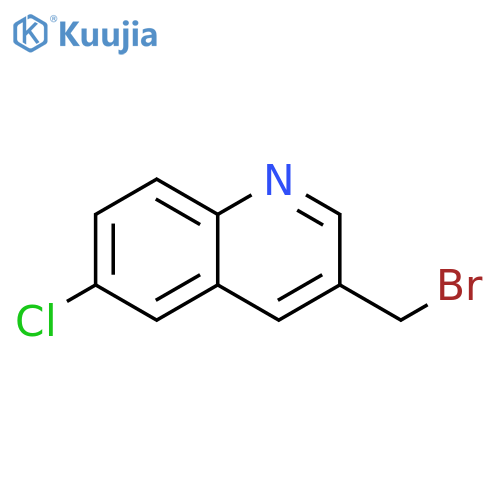 Quinoline, 3-(bromomethyl)-6-chloro- structure