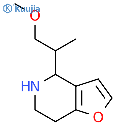 4-(1-methoxypropan-2-yl)-4H,5H,6H,7H-furo3,2-cpyridine structure