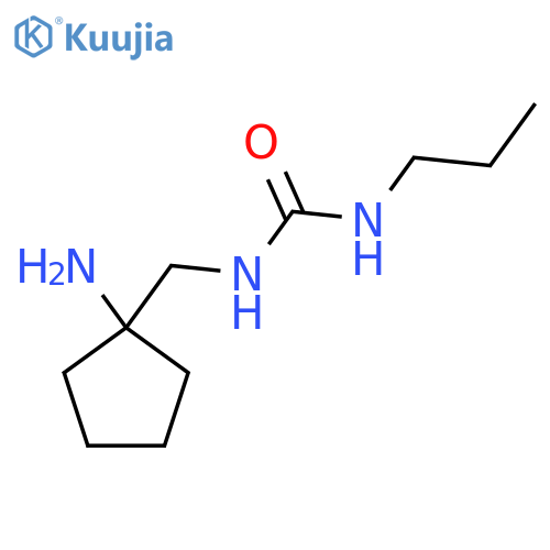 1-(1-aminocyclopentyl)methyl-3-propylurea structure