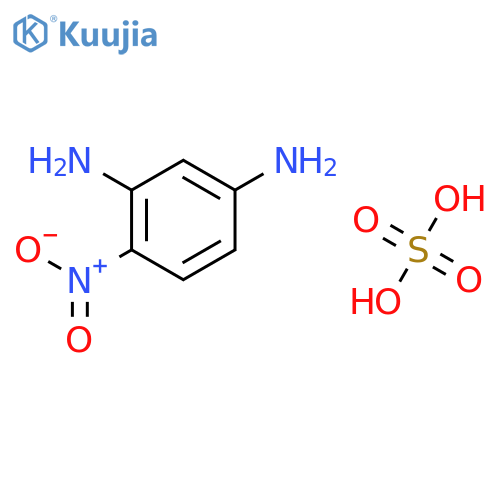4-Nitrobenzene-1,3-diamine sulfate structure
