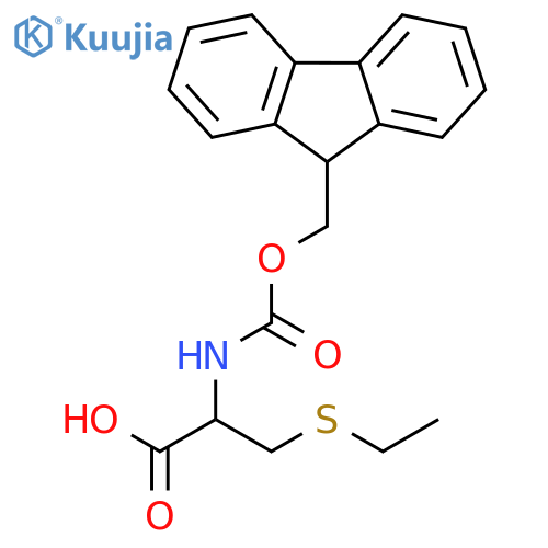 Fmoc-cys(et)-oh structure